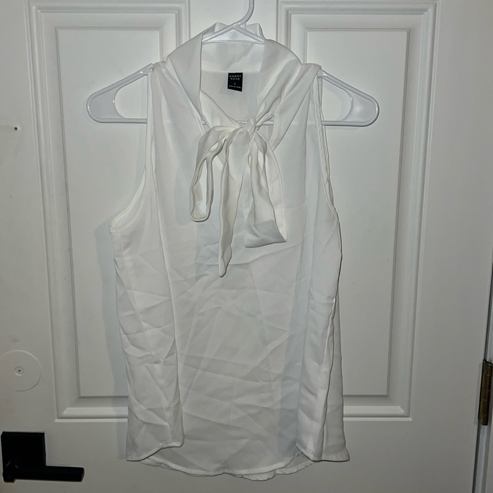 White halter top